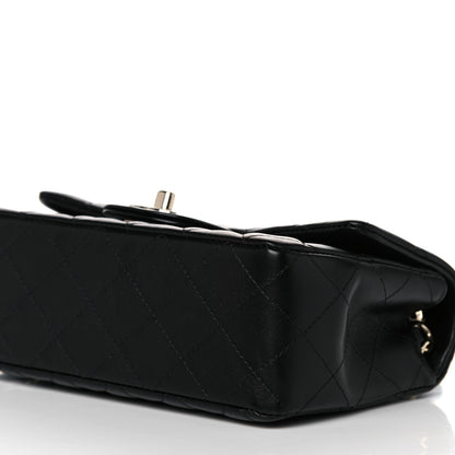 Chanel Lambskin Quilted Mini Rectangular Flap Black 9 of 10