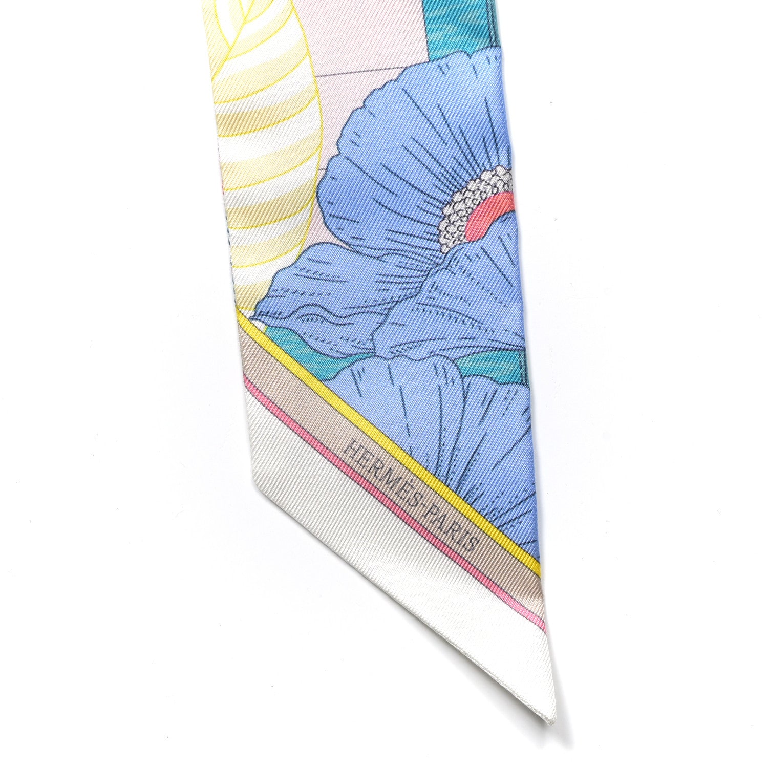 Hermes Precious Paradise Twilly Rose Pale White Bleu 2 of 4