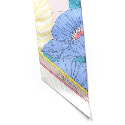Hermes Precious Paradise Twilly Rose Pale White Bleu 2 of 4