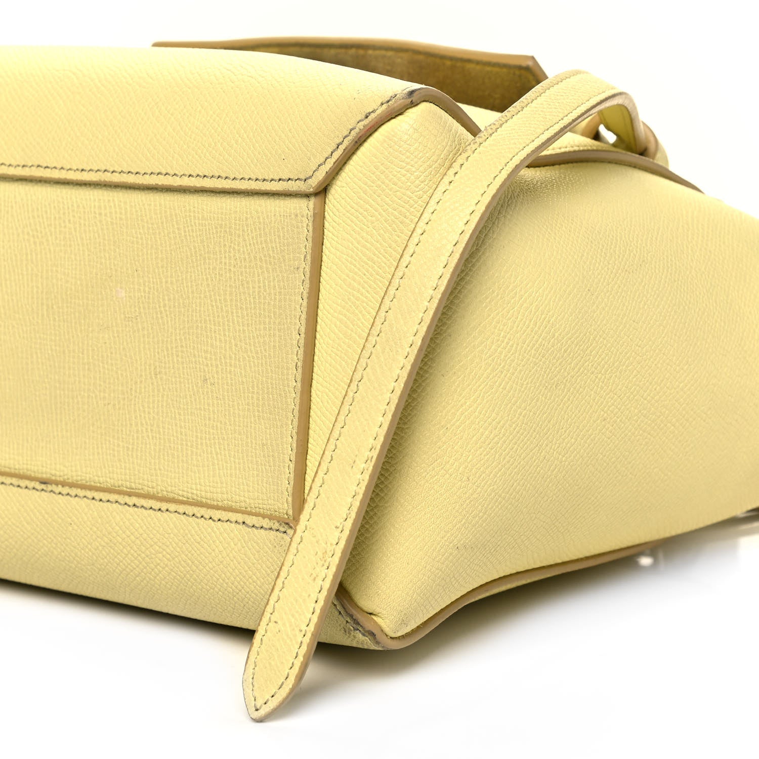 Celine Grained Calfskin Micro Belt Bag Bergamote 10 of 13