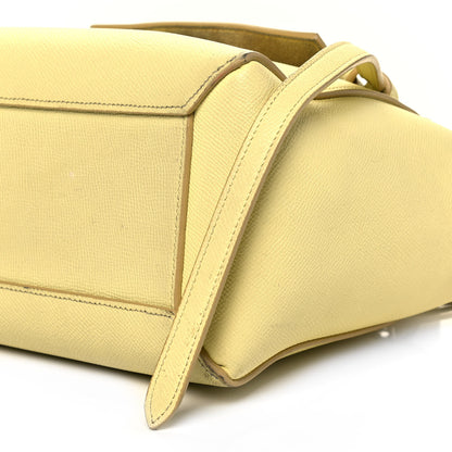 Celine Grained Calfskin Micro Belt Bag Bergamote 10 of 13