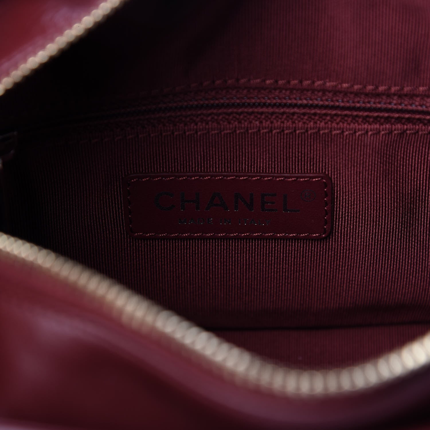Chanel Aged Calfskin Quilted Small Gabrielle Hobo Burgundy 8 of 10