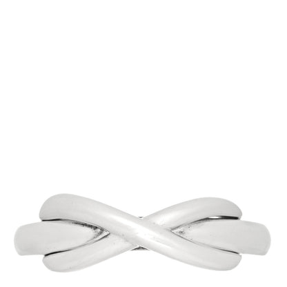 Tiffany Sterling Silver Narrow Infinity Ring 48 4.5 1 of 4