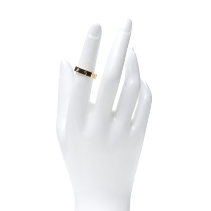 Cartier 18K Yellow Gold Diamond 4mm LOVE Wedding Band Ring 52 6 2 of 6