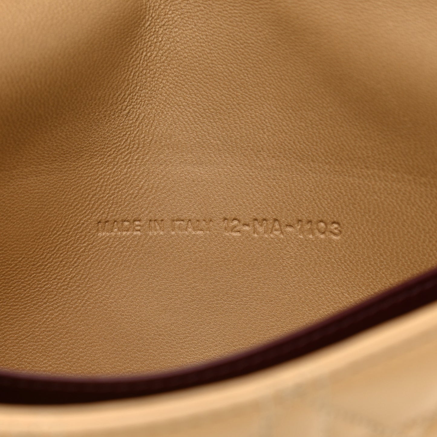 Lambskin Cannage Miss Dior Promenade Pouch Beige