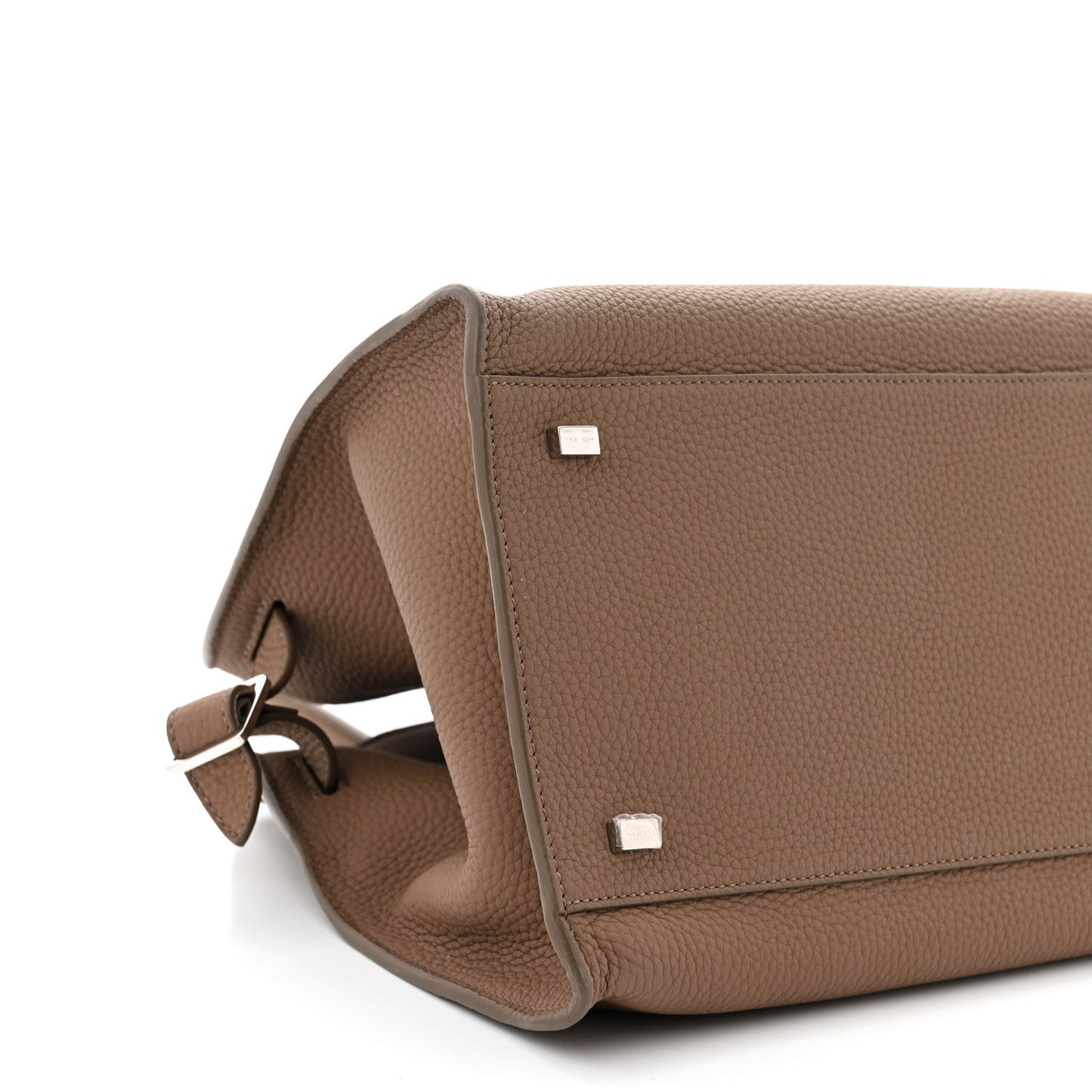 Matte Grained Calfskin Soft Margaux 12 Taupe