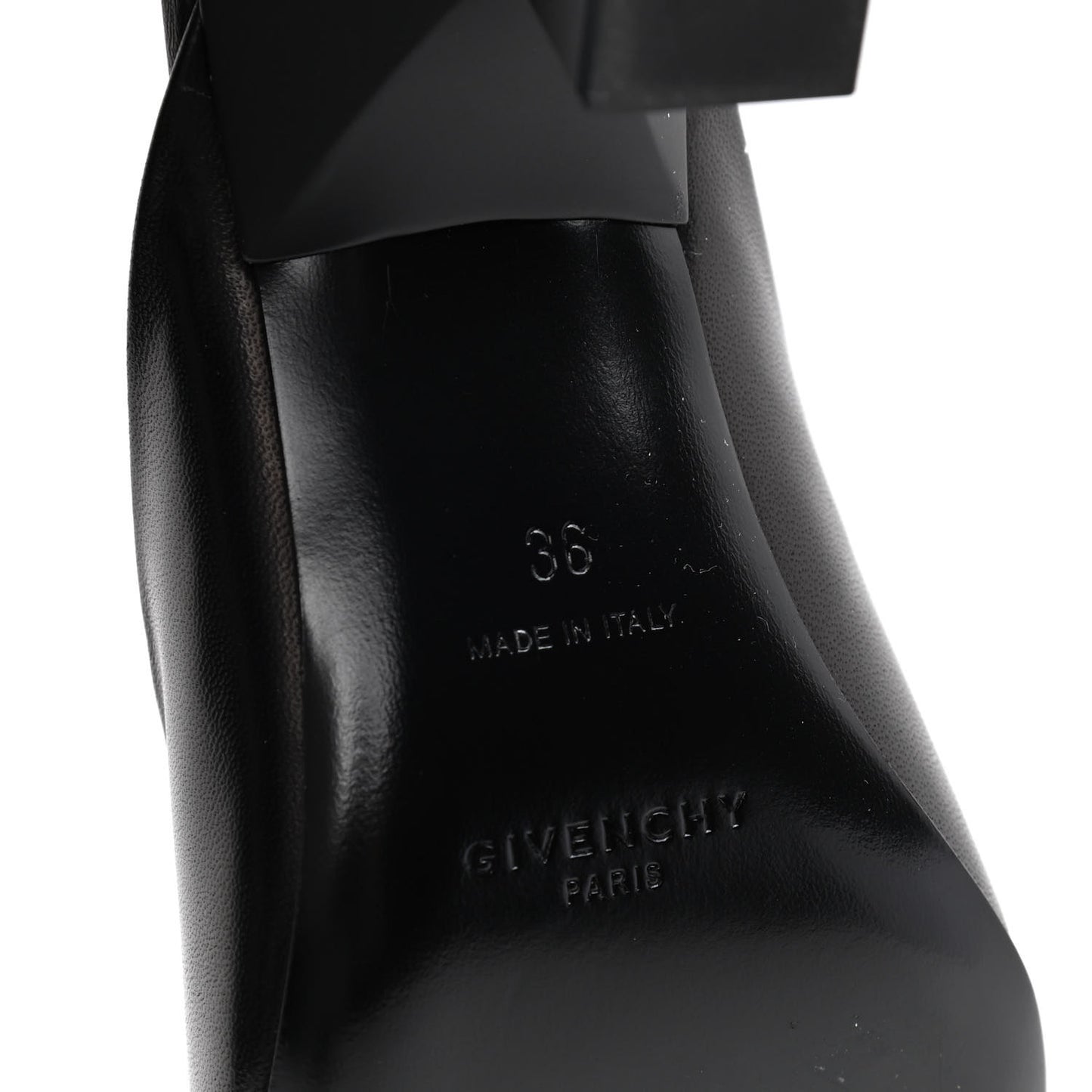 Calfskin Asymmetrical Mules 36 Black