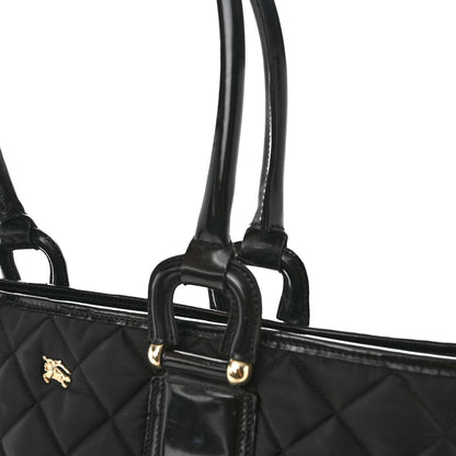Burberry Nylon Quilted Grange Tote Black 11 of 12