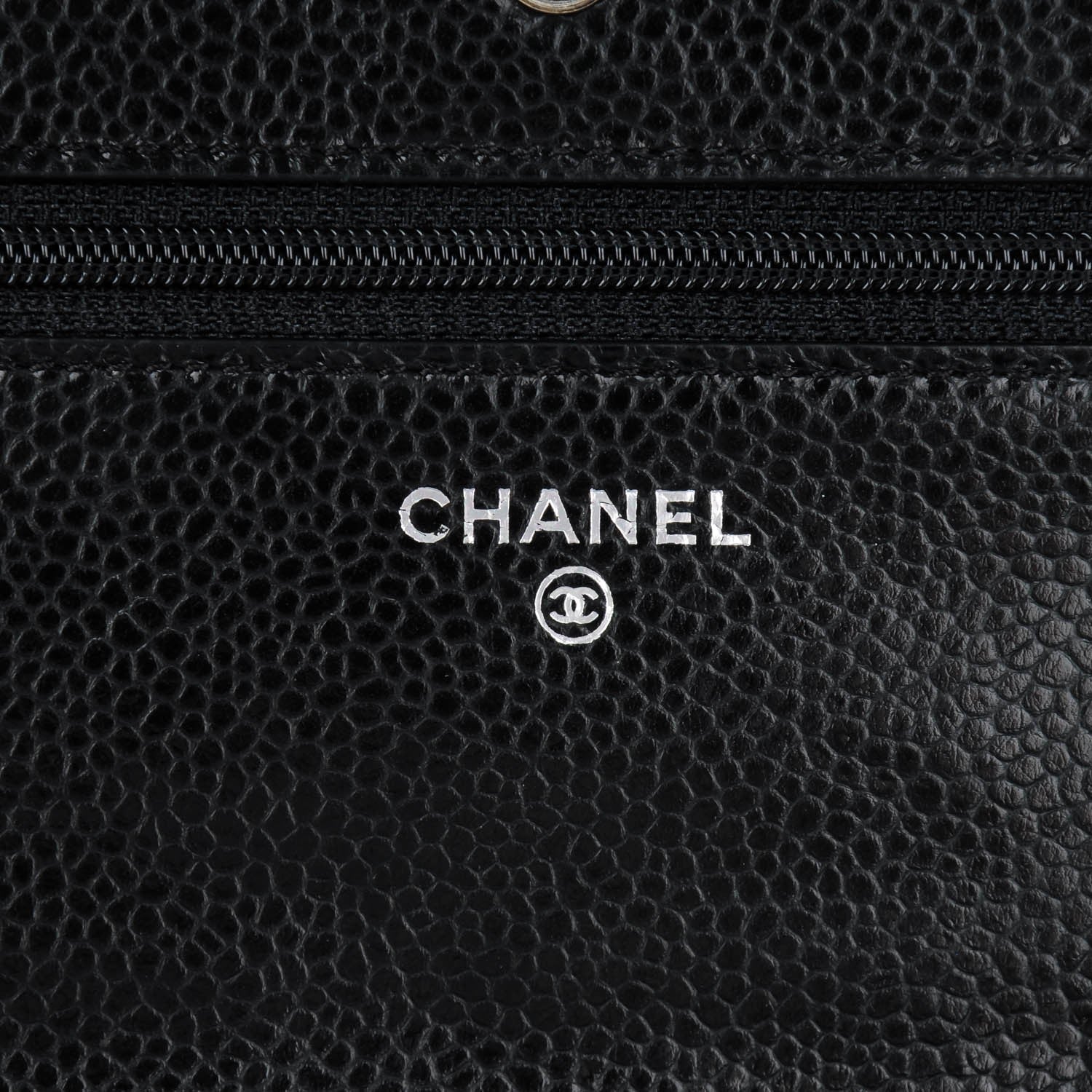Chanel Caviar Quilted Wallet On Chain WOC Black 6 of 8
