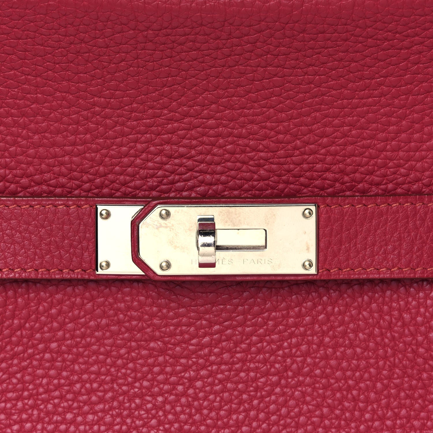 Hermes Taurillon Clemence Jypsiere 31 Rubis 11 of 17