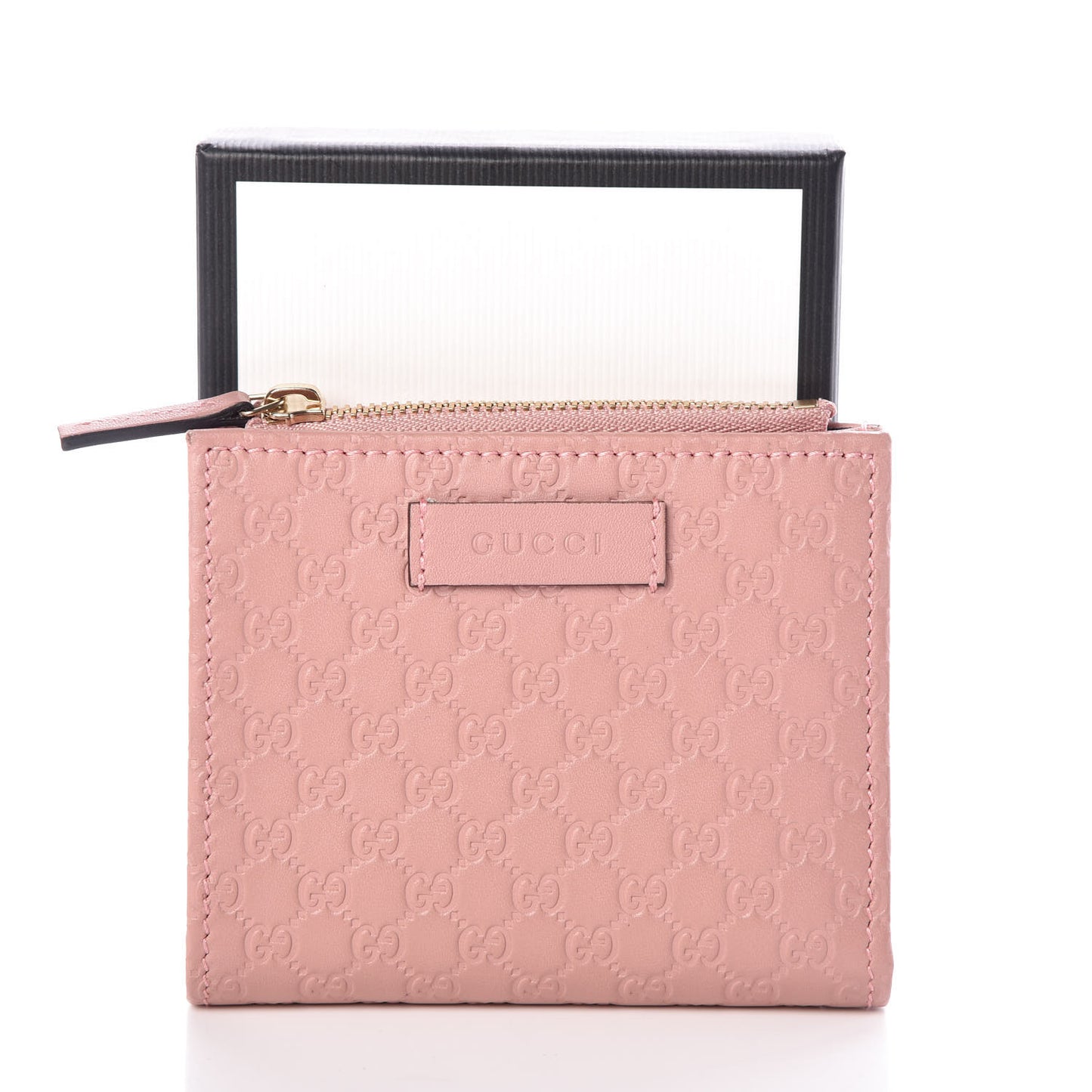 Microguccissima Bi-Fold Wallet Soft Pink