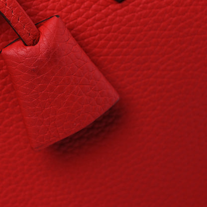 Hermes Taurillon Clemence Victoria II 43 Rouge Casaque 14 of 14