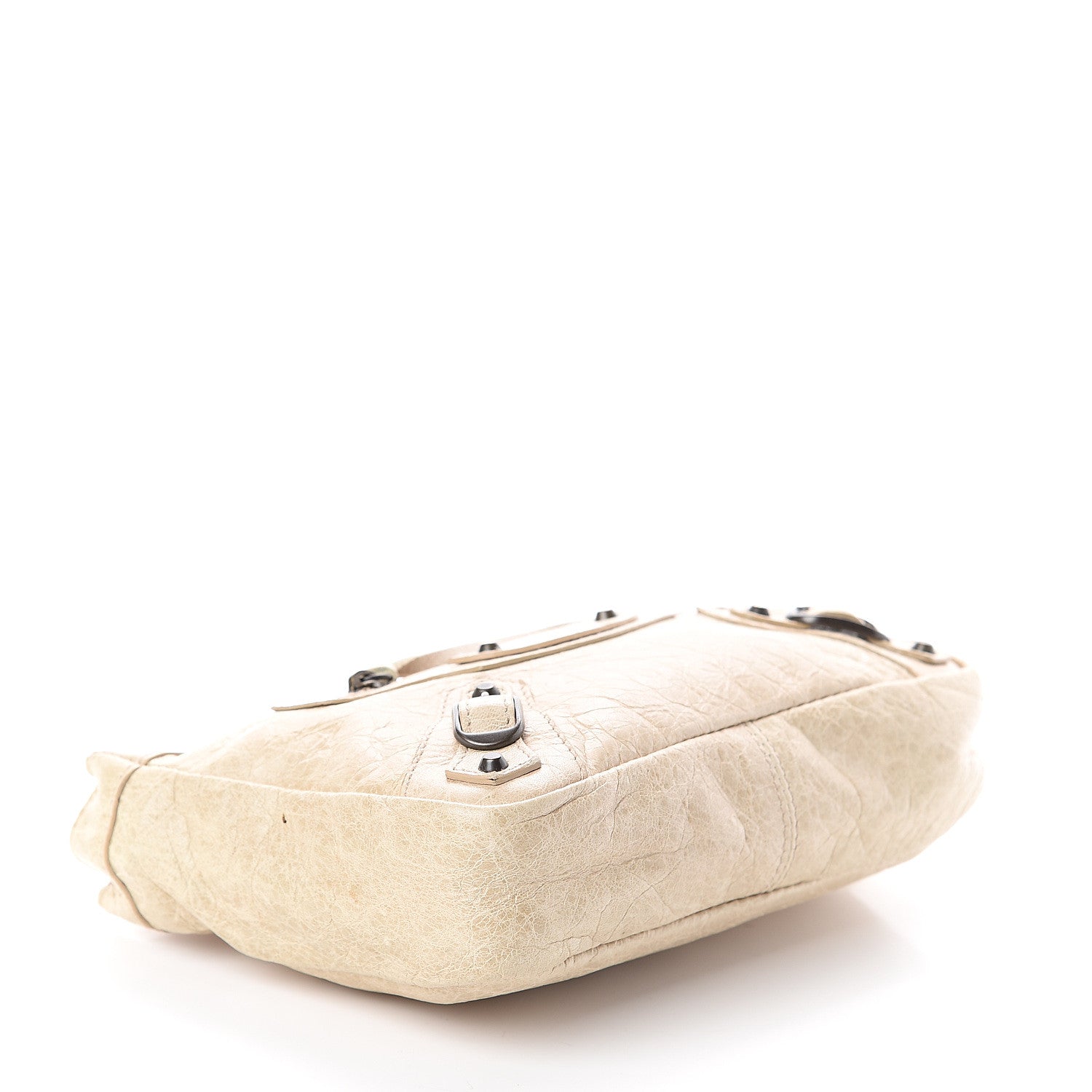 Balenciaga Agneau Classic Hardware Porte Toilette Makeup Clutch Beige 3 of 7