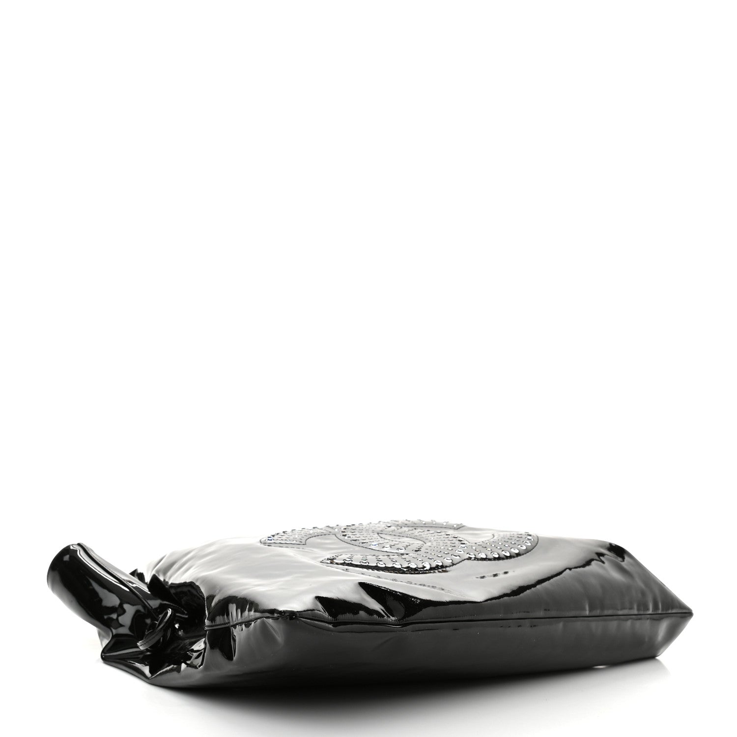 Chanel Patent Crystal Strass Bonbons Tote Black 4 of 10