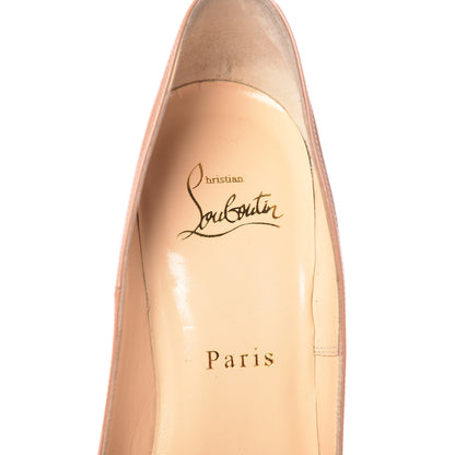 Christian Louboutin Patent So Kate 120 Pumps 37.5 Nude 9 of 10