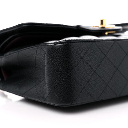Chanel Caviar Quilted Small Double Flap Black 8 of 10