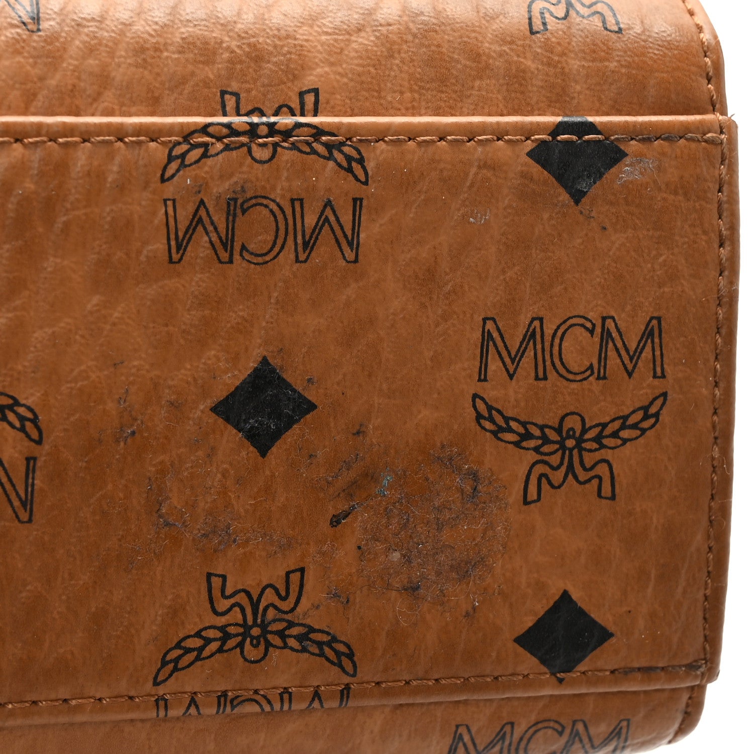 MCM Visetos Klassik Tote Cognac 8 of 8