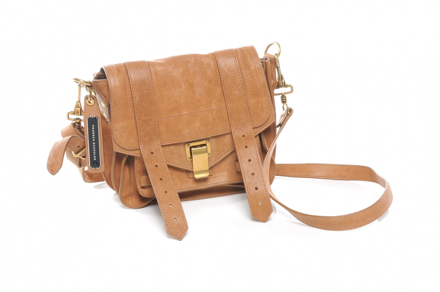 Leather PS1 Pouch Messenger Bag Birch
