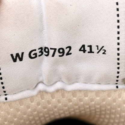 Chanel Fabric Laminated Calfskin Stretch CC Sneakers 38 41.5 White Gold Silver 9 of 12