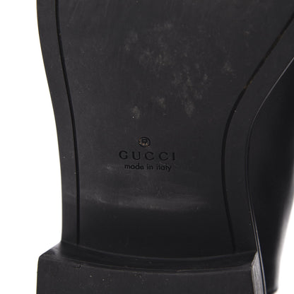 Gucci Soft Guccissima Zip Boots 38.5 Black 7 of 9
