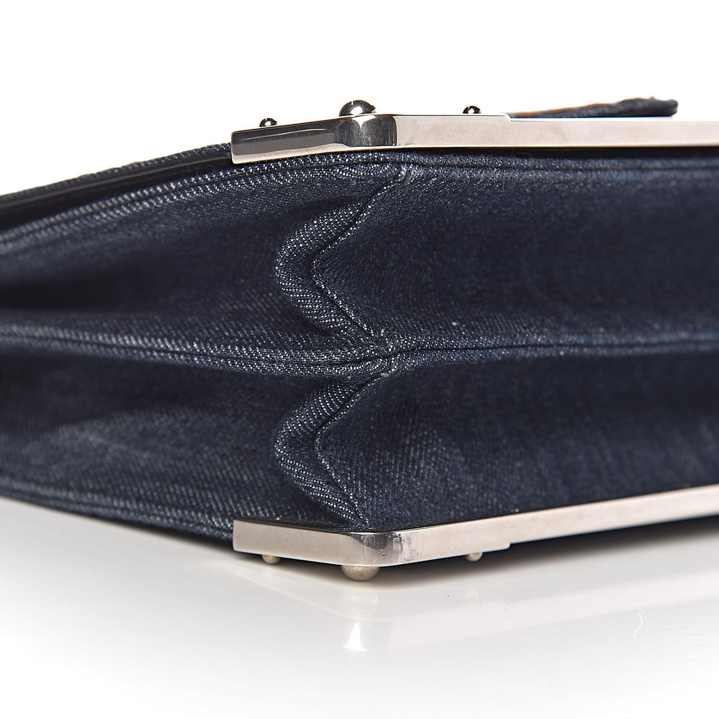 Denim Small Cahier Bag Blue
