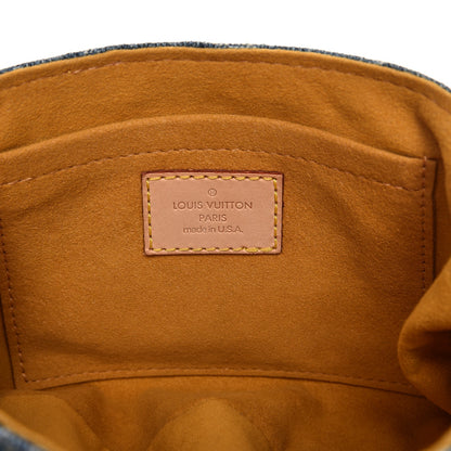 Louis Vuitton Monogram Denim Mini Pleaty Blue 6 of 7