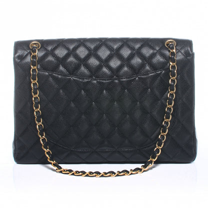 Chanel Caviar Maxi Single Flap Black 3 of 8