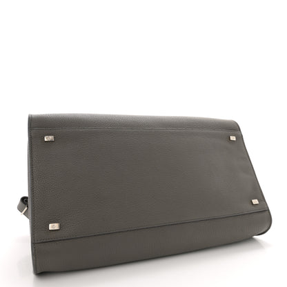 The Row Matte Grained Calfskin Soft Margaux 15 Grey 4 of 14