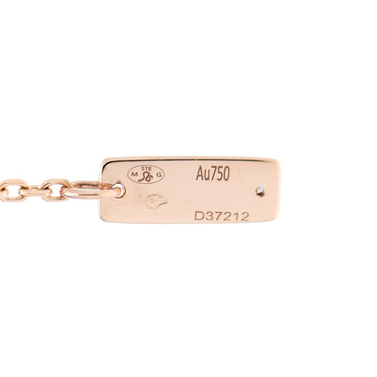Messika 18K Rose Gold Diamond Lucky Eye Pave Ankle Bracelet 3 of 4