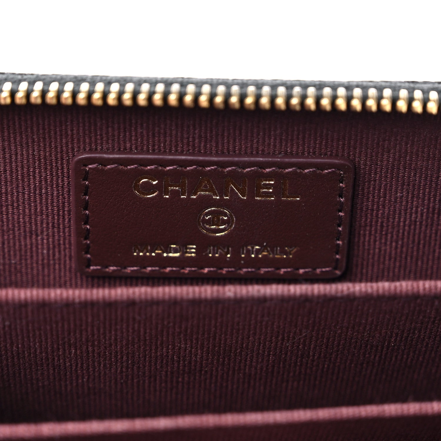 Chanel Caviar Quilted Zip Coin Purse Wallet Black 6 of 7