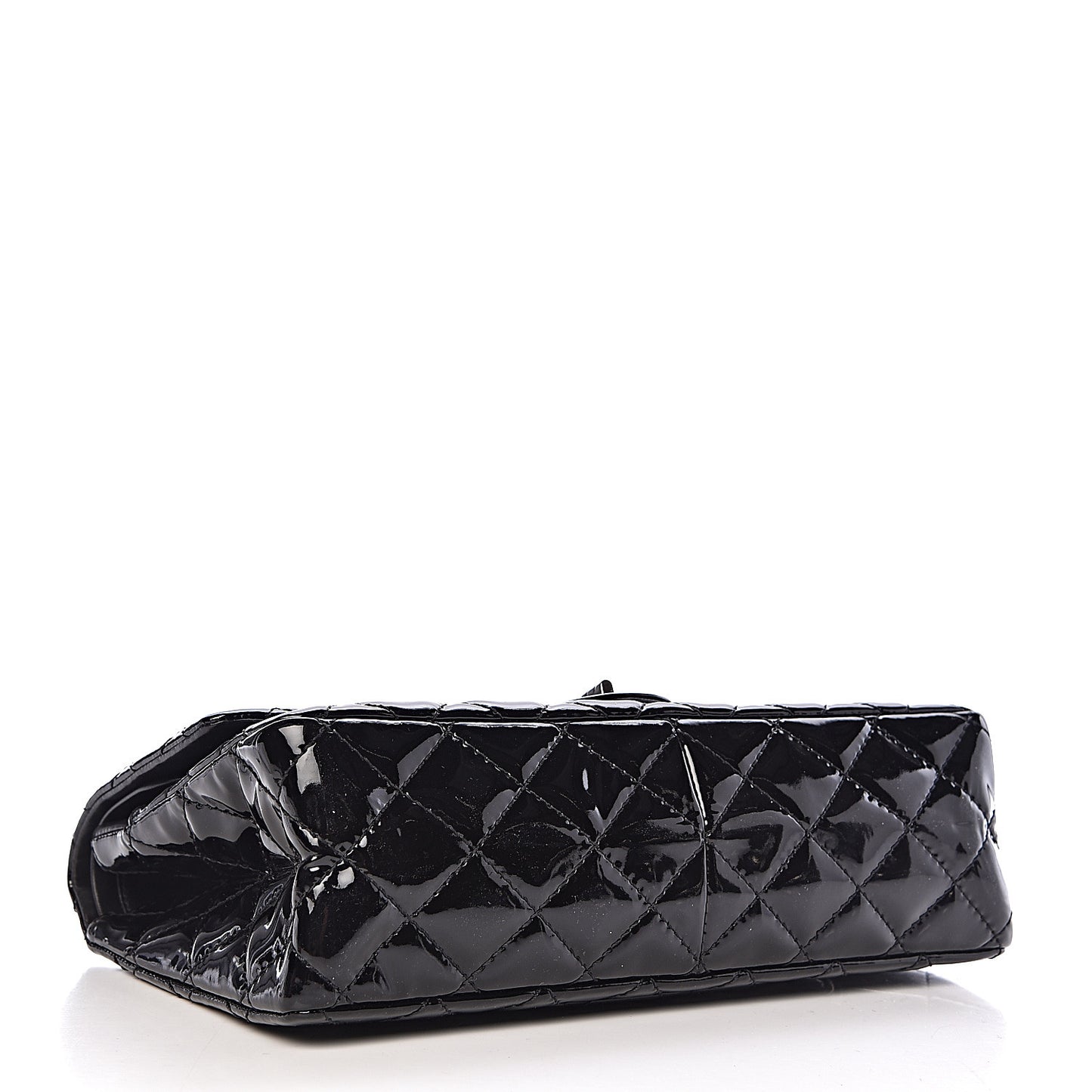 Patent Quilted 2.55 Reissue 227 Flap Black