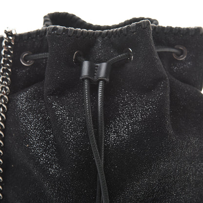 Stella McCartney Shaggy Deer Small Falabella Bucket Bag Black 8 of 12