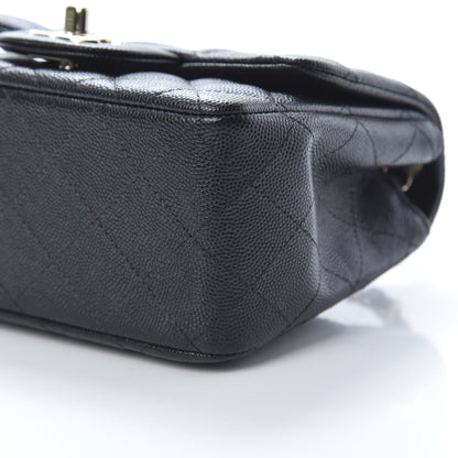 Chanel Caviar Quilted Mini Square Flap Black 10 of 10