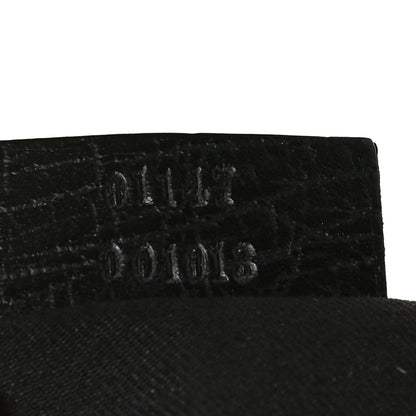 Gucci Denim Monogram Small Jackie O Hobo Black 6 of 17