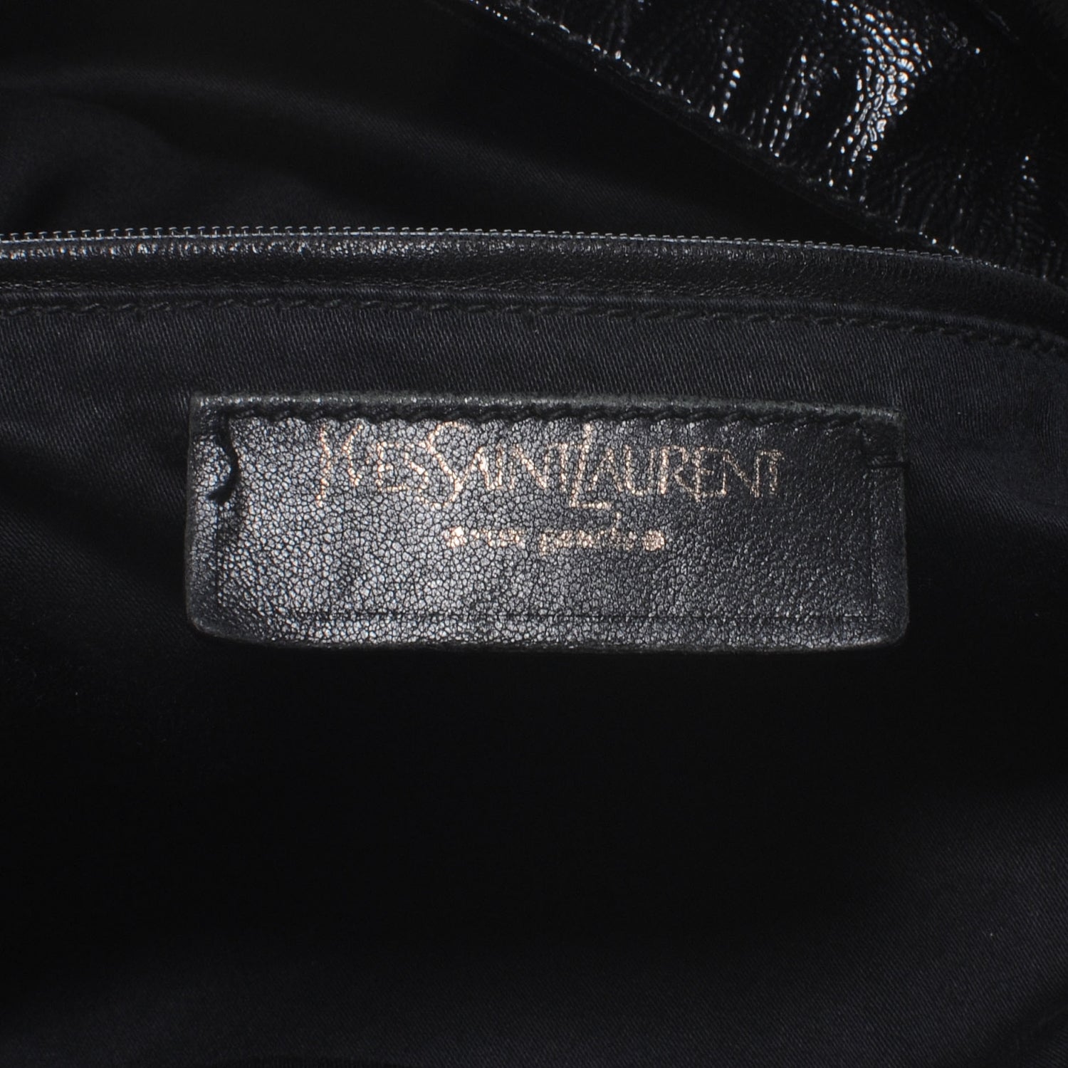 Saint Laurent Patent Large Roady Hobo Black 6 of 8