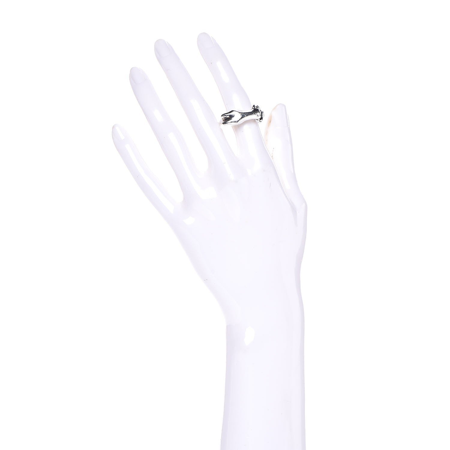 Hermes Sterling Silver Small Galop Ring 51 5.75 2 of 19