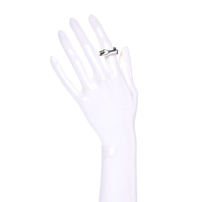 Hermes Sterling Silver Small Galop Ring 51 5.75 2 of 19
