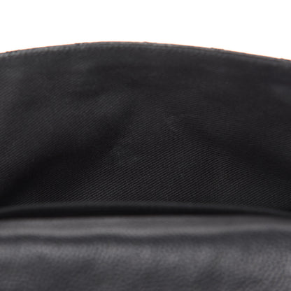 Chanel Grained Calfskin Quilted 2.55 Reissue Flap Belt Bag Clutch Black 13 of 13
