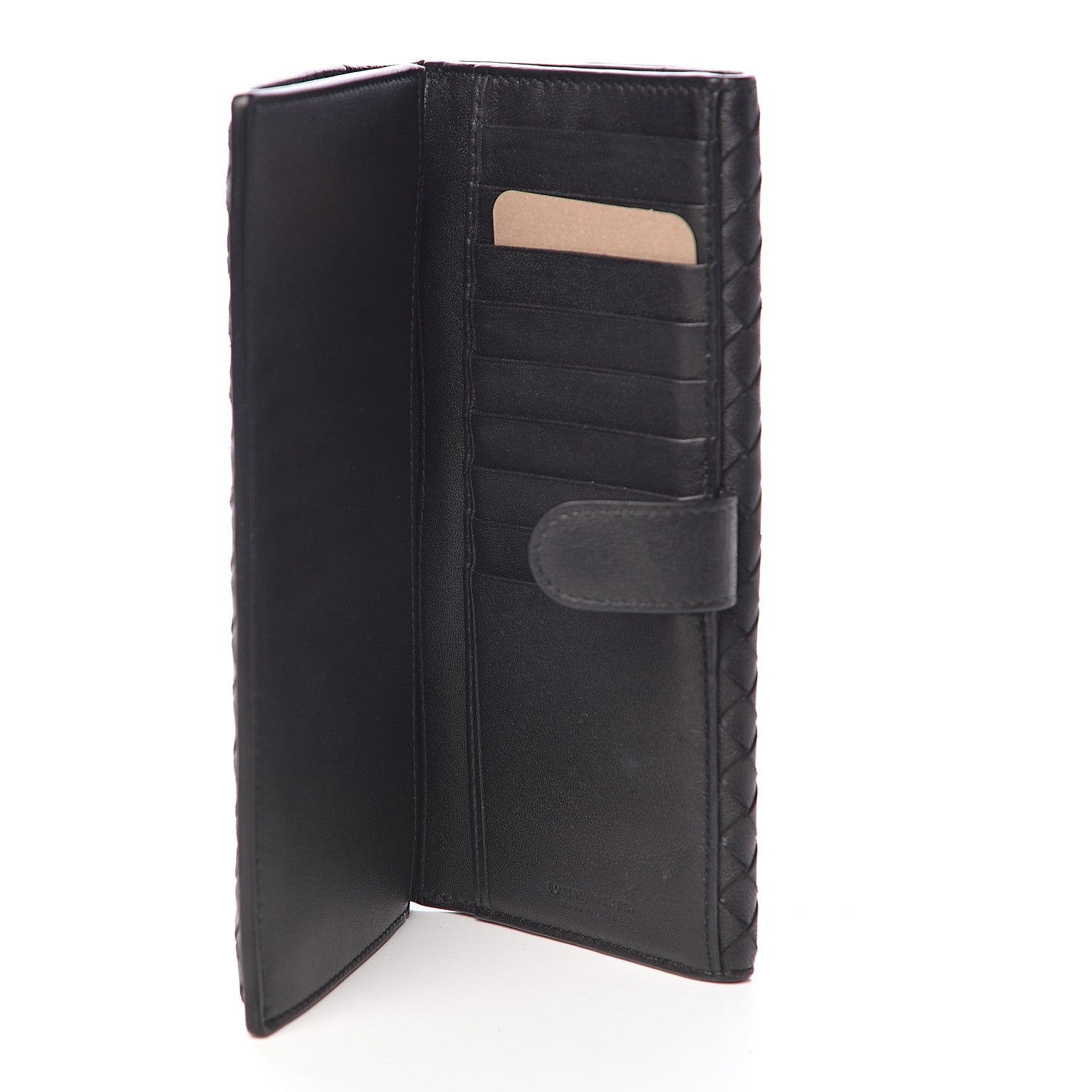 Bottega Veneta Nappa Intrecciato Continental Wallet Black 5 of 9