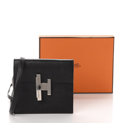 Hermes Chevre Chamkila Mini Cinhetic Wallet Black 13 of 13