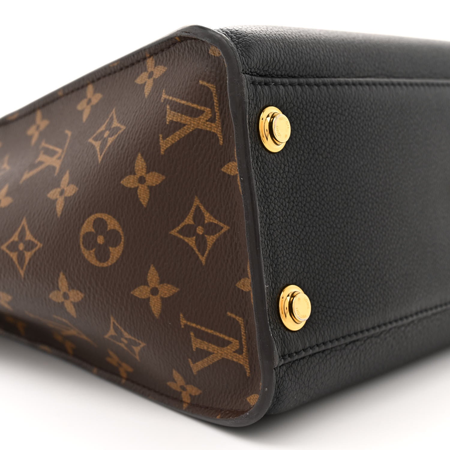 Louis Vuitton Calfskin Monogram On My Side Black 8 of 12