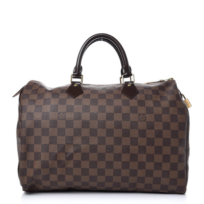 Louis Vuitton Damier Ebene Speedy 35 1 of 16
