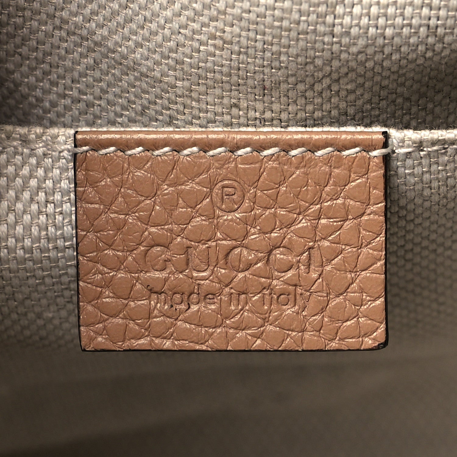 Gucci Pebbled Calfskin Small Soho Disco Bag Camelia 6 of 11