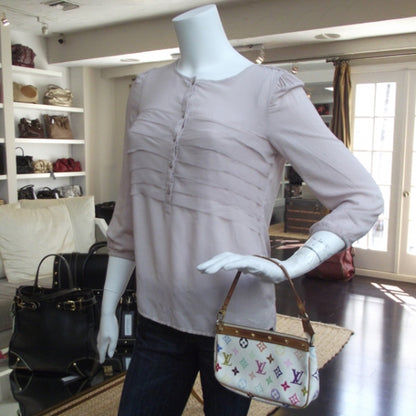 Louis Vuitton Monogram Multicolor Pochette Accessories White 2 of 9