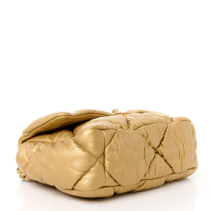 Chanel Iridescent Lambskin Quilted Medium Chanel 19 Flap Golden 4 of 10