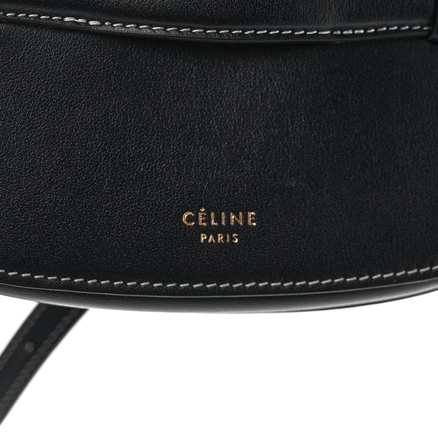 Celine Smooth Calfskin Mini Symmetrical Bag Black 7 of 11
