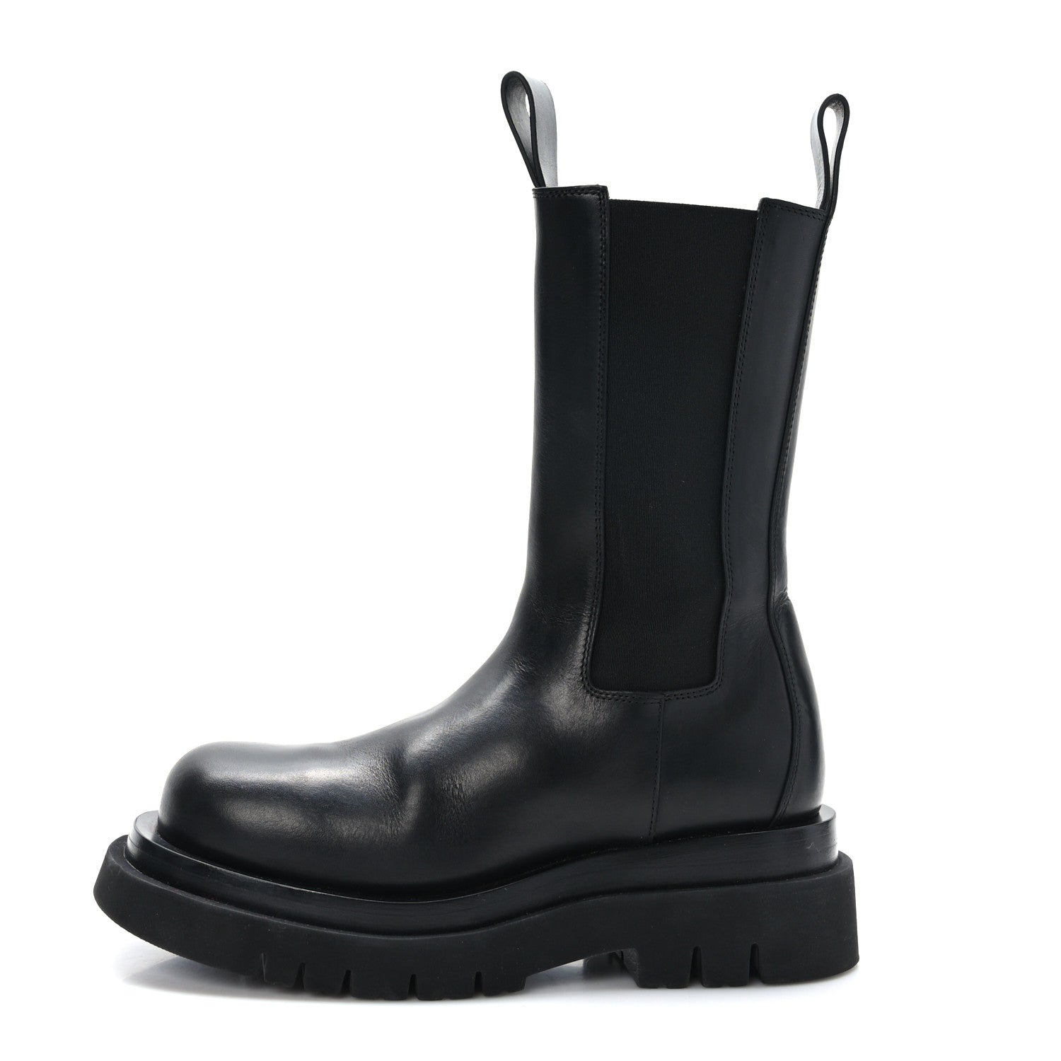 Bottega Veneta Calfskin The Lug Chelsea 55mm Boots 36 Black 1 of 9