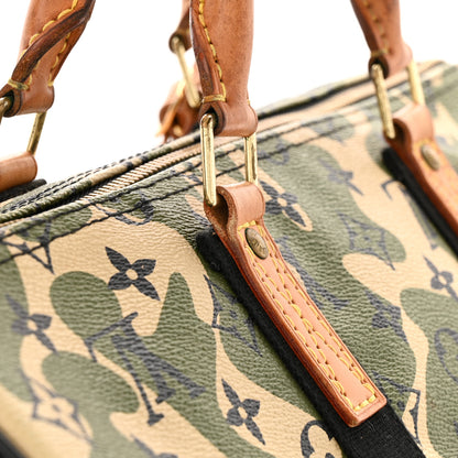 Louis Vuitton Monogram Camouflage Speedy 35 21 of 29