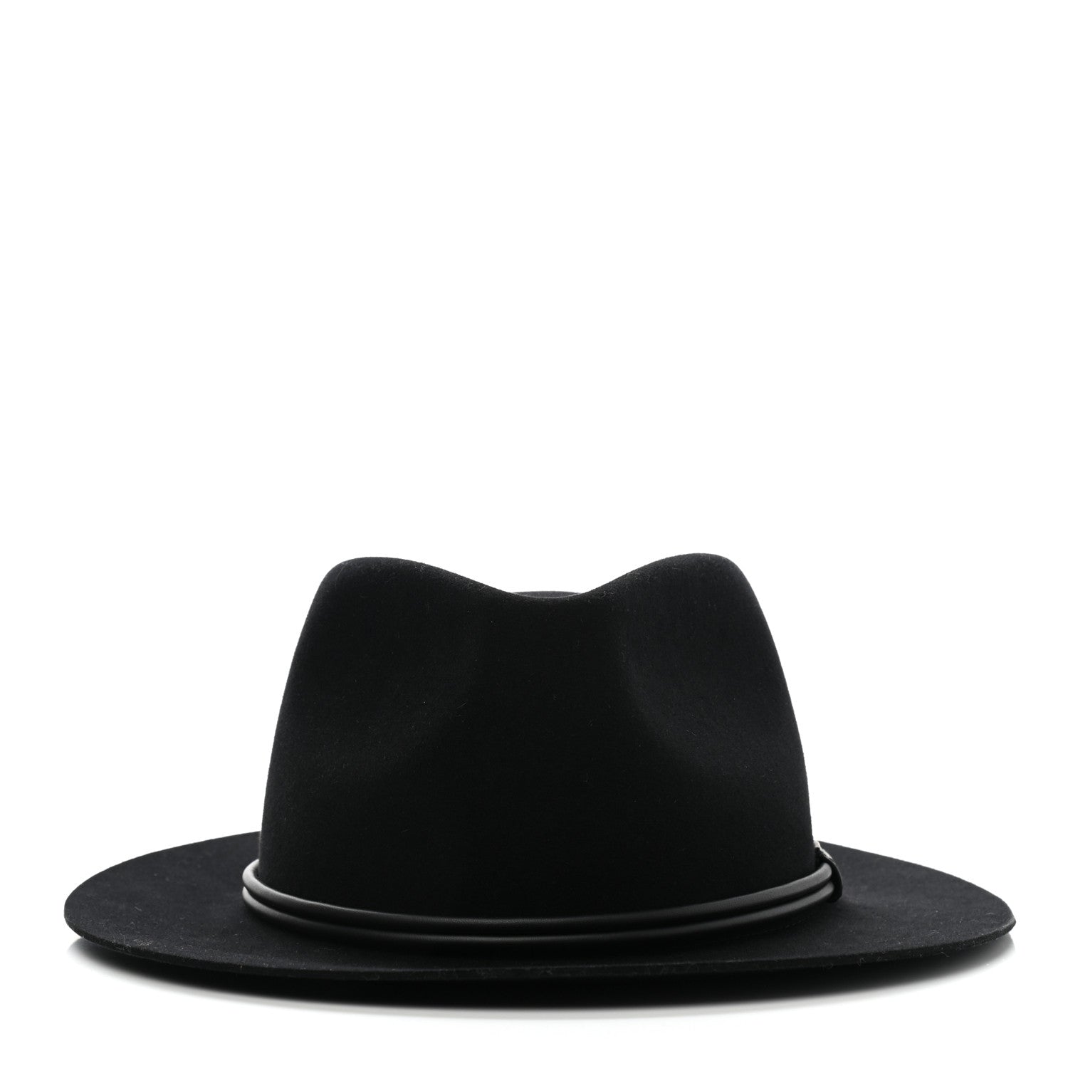 Hermes Felt Chapeau Duke Hat 58 Black 3 of 9