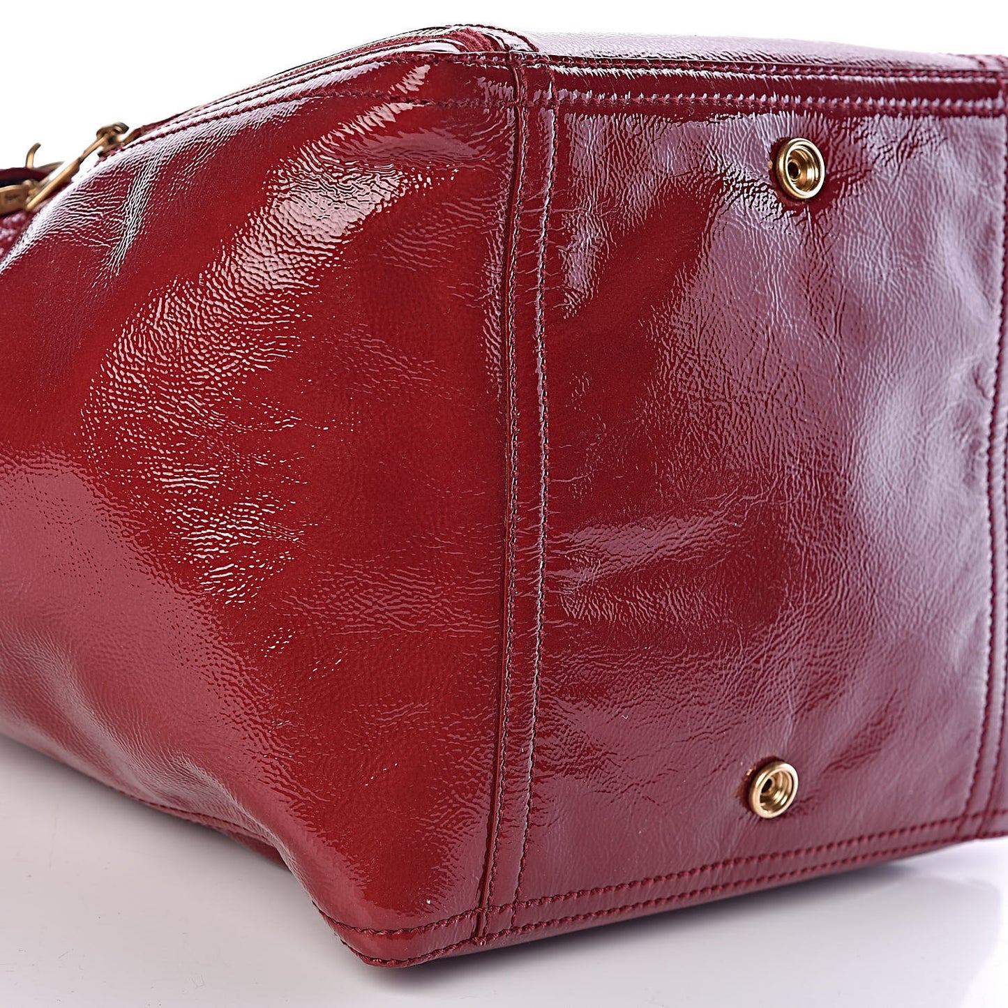 Patent Small Downtown Dark Red